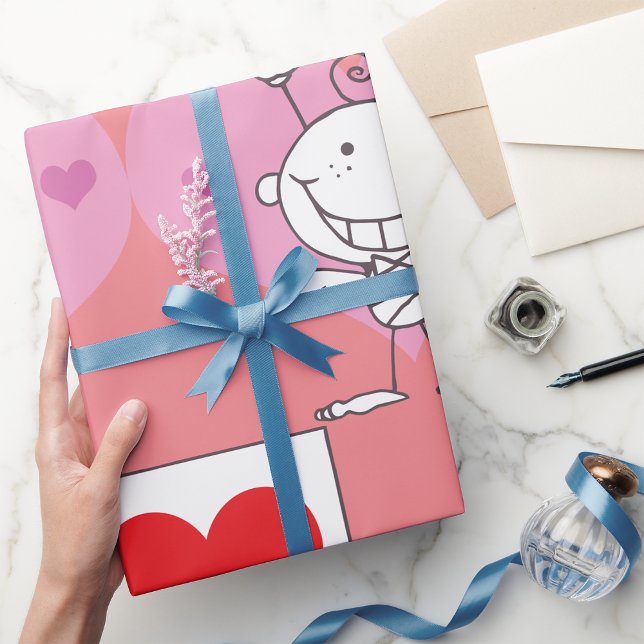 Stick Cupid Wrapping Paper (Creator Uploaded)