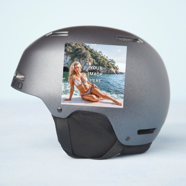 STICK! ✨ Custom Vinyl Sticker Gloss   (Helmet Side)