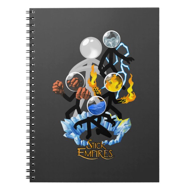 Stick Empires - Elemental Empire Notebook (Front)