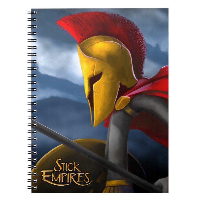 Stick Empires - Speartan Notebook (Front)