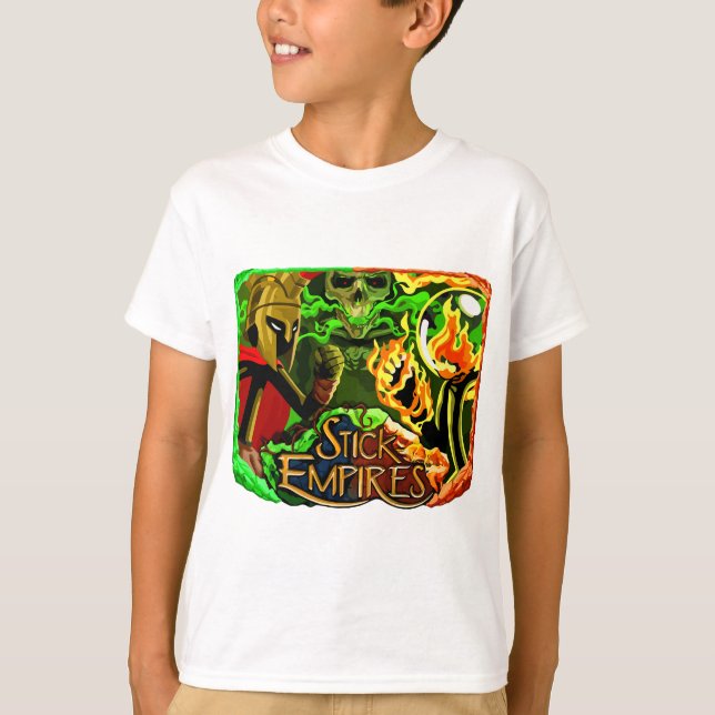 Stick Empires - The 3 Empires T-Shirt (Front)