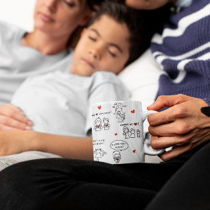 Stick Figure Art Mother Day Coffee Mug