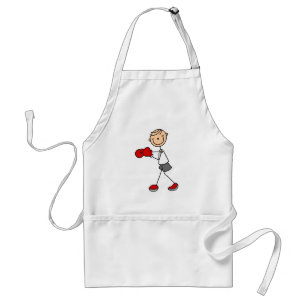 Stick Figure Boxing Standard Apron