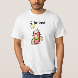Stick Figure Boy I Relax T-Shirt