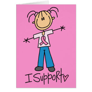 Stick Figure Breast Cancer Support