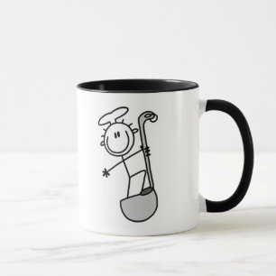 Stick Figure Chef with Ladle Mug