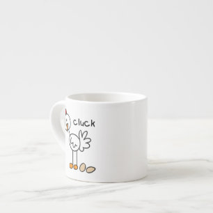 Stick Figure Chicken T-shirts and Gifts Espresso Cup