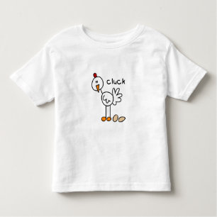 Stick Figure Chicken Toddler T-Shirt