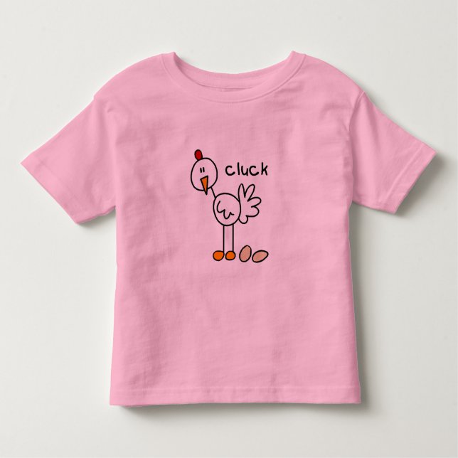 Stick Figure Chicken Tshirts and Gifts (Front)