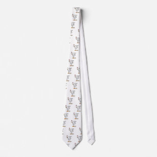 Stick Figure Chicken Tshirts and Gifts Tie