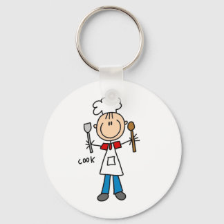 Stick Figure Cook T-shirts and Gifts Key Ring