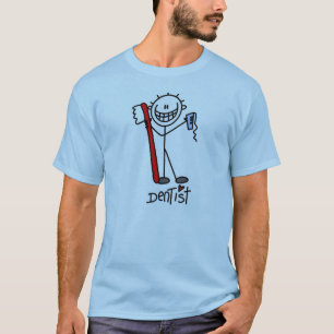 Stick Figure Dentist T-Shirt
