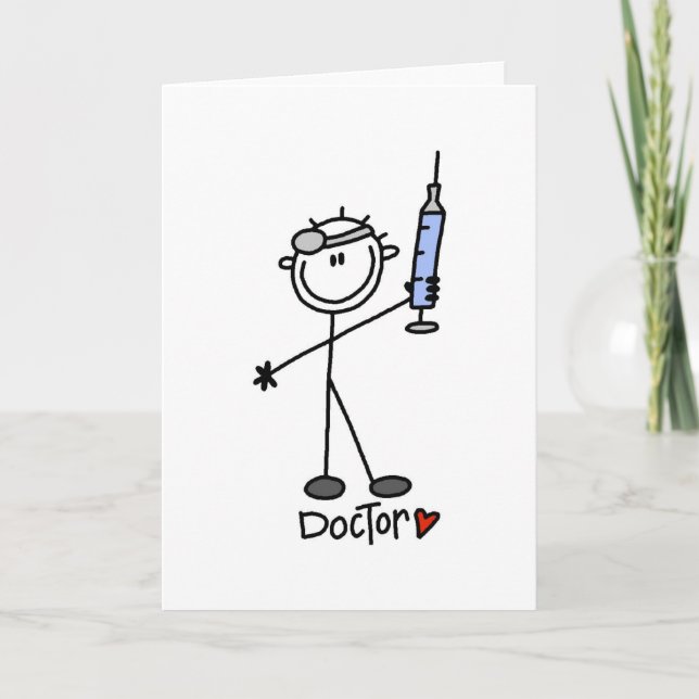 Stick Figure Doctor Card (Front)