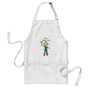 Stick Figure Football Mum Standard Apron