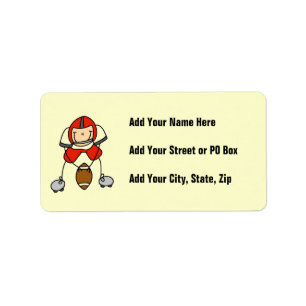 Stick Figure Football Red Label