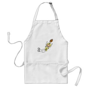 Stick Figure Football Yellow Standard Apron
