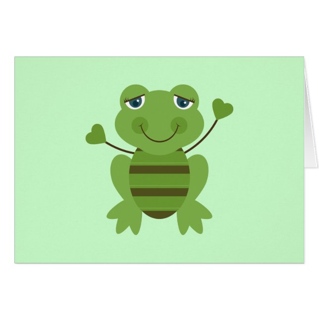 Stick Figure Frog (Front Horizontal)