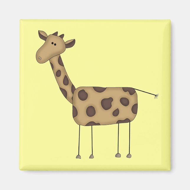 Stick Figure Giraffe Tshirts and Gifts Magnet (Front)