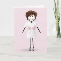 Stick Figure Girl Breast Cancer Survivor