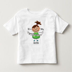 Stick Figure Girl It's My Birthday Toddler T-shirt