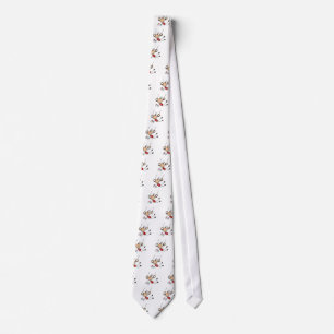 Stick figure girl on Rings Tshirts and Gifts Tie