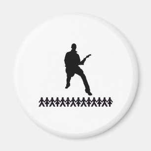 STICK FIGURE GUITAR MAGNET