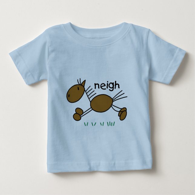 Stick Figure Horse Tshirts and Gifts (Front)