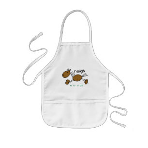Stick Figure Horse Tshirts and Gifts Kids Apron