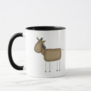 Stick Figure Horse Tshirts and Gifts Mug