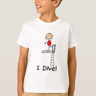 Stick Figure I Dive Tshirts and Gifts