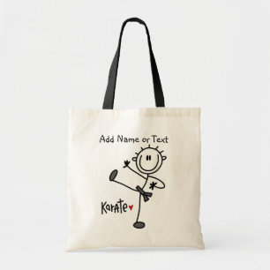 Stick Figure Karate Customised Bag