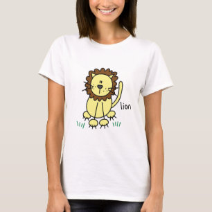 Stick Figure Lion T-shirts and Gifts