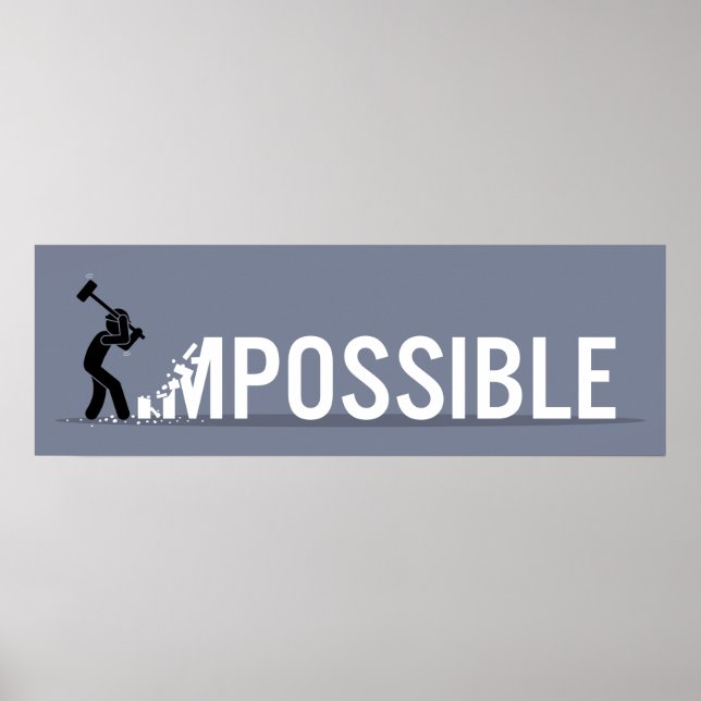 Stick Figure  Making Impossible Possible Poster (Front)