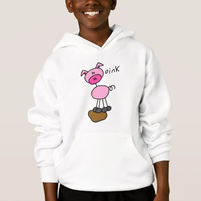 Stick Figure Pig Tshirts and Gifts (Front)