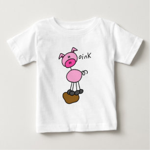 Stick Figure Pig Tshirts and Gifts