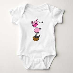 Stick Figure Pig Tshirts and Gifts
