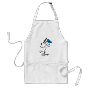 Stick Figure Police Officer Standard Apron