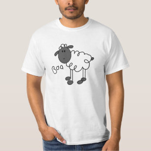 Stick Figure Sheep T-shirts and Gifts