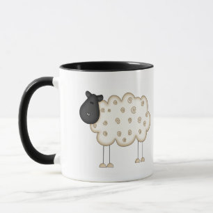 Stick Figure Sheep tshirts and Gifts Mug