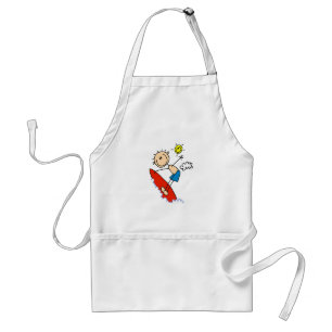 Stick Figure Surfer Boy Tshirts and Gifts Standard Apron