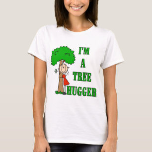 Stick Figure Tree Hugger T-shirts and Gifts