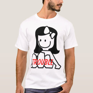 STICK FIGURE TROUBLE T SHIRT