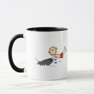 Stick Figure Tubing Tshirts and Gifts Mug