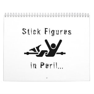 Stick Figures in Peril Again 2025 Calendar