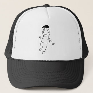 Stick Figures Trucker Hat