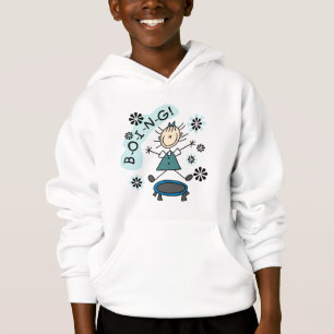 Stick Girl on Trampoline T-shirts and Gifts