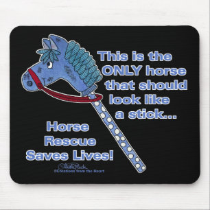 Stick Horse Mouse Pad