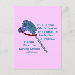 Stick Horse Postcard