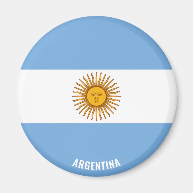 "Stick It" Charming Argentina Patriotic Magnet (Front)