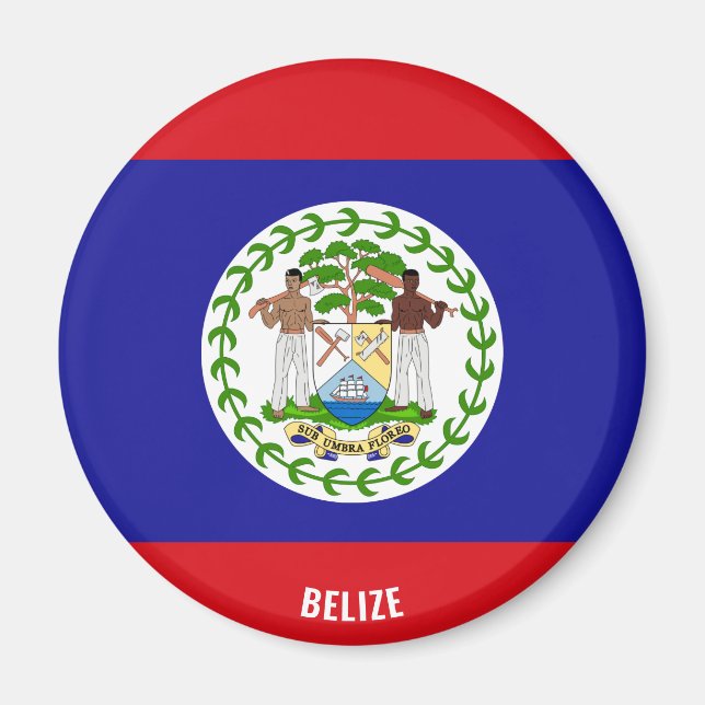 "Stick It" Charming Belize Patriotic Magnet (Front)